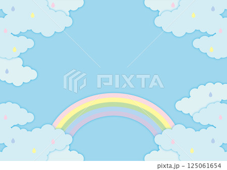 背景素材-梅雨イメージ2025-1ベク 125061654