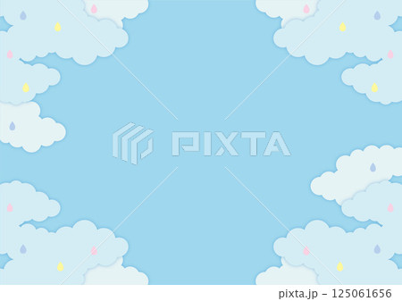 背景素材-梅雨イメージ2025-3ベク 125061656