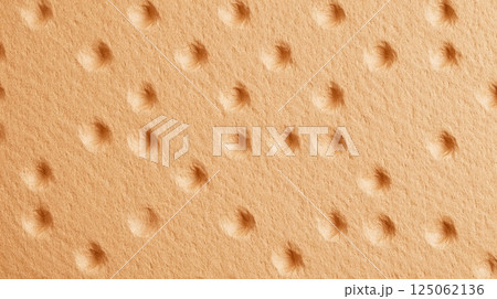 Textured recycled cardboard has a dotted pattern and fiber detail for added visual depth 125062136