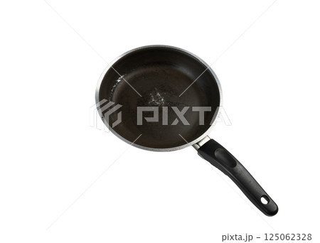 Old scratched pan 125062328