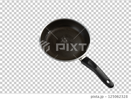 Old scratched pan 125062328