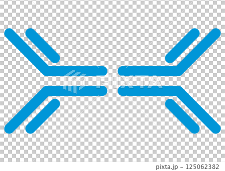 Immunoglobulin A (IgA) illustration / simple version (single item) 125062382