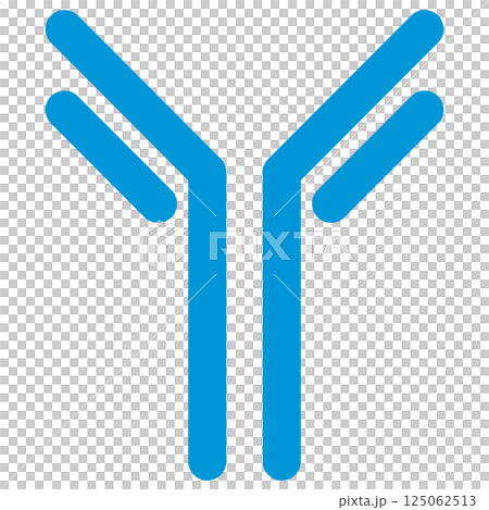 免疫グロブリンE (IgE)のイラスト/シンプルバージョン(単品) 免疫グロブリンE (IgE)のイラスト/シンプルバージョン(単品) 125062513