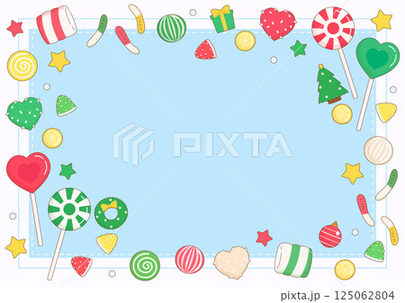christmas candy party frame 2 125062804