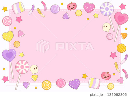 pink halloween candy party frame 2 pink halloween candy party frame 2 125062806