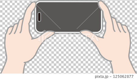 操作智慧型手機的手_顏色_雙手握住智慧型手機 操作智慧型手機的手_顏色_雙手握住智慧型手機 125062877
