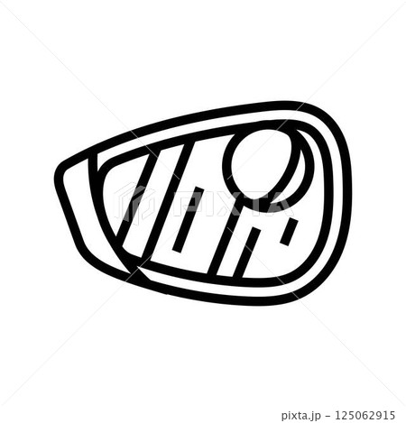 blind spot mirrors accessory line icon vector illustration 125062915