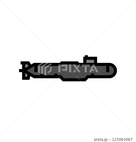 submarine ship color icon vector illustration submarine ship color icon vector illustration 125063067