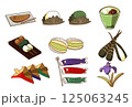 シンプルでかわいいこどもの日素材セット 125063245