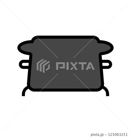 windshield snow cover accessory color icon vector illustration 125063251