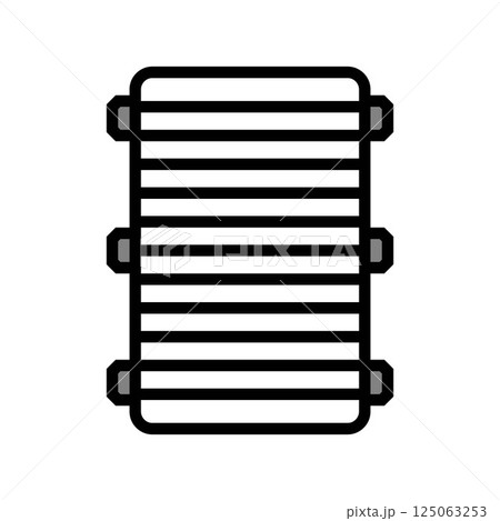 roof rack accessory color icon vector illustration 125063253