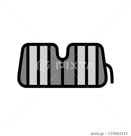 sunshade accessory color icon vector illustration 125063255
