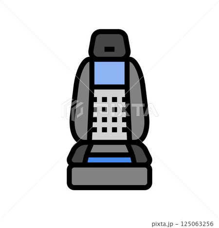 seat cover accessory color icon vector illustration 125063256