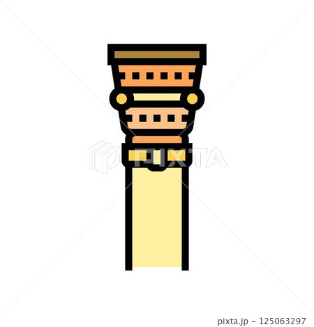 column byzantine color icon vector illustration column byzantine color icon vector illustration 125063297