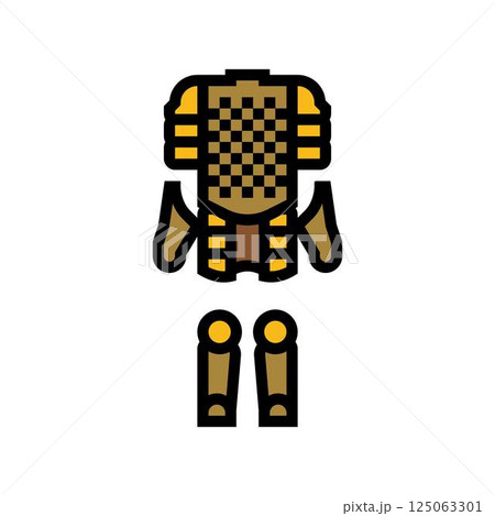 armor byzantine color icon vector illustration armor byzantine color icon vector illustration 125063301