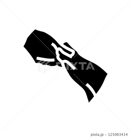 toes massage therapy glyph icon vector illustration 125063414
