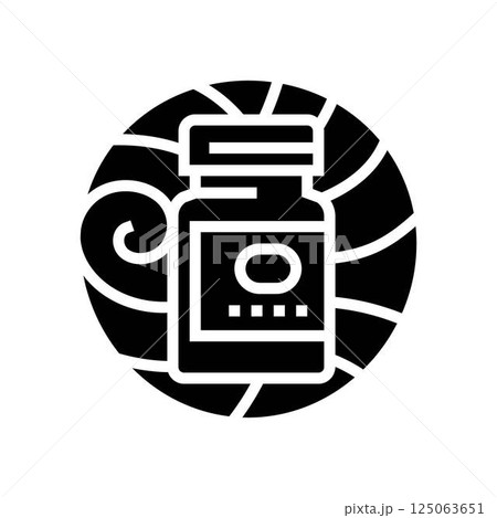 ayurvedic supplements ayurveda glyph icon vector illustration ayurvedic supplements ayurveda glyph icon vector illustration 125063651