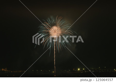 初夏の夜空を彩る花火 125064557