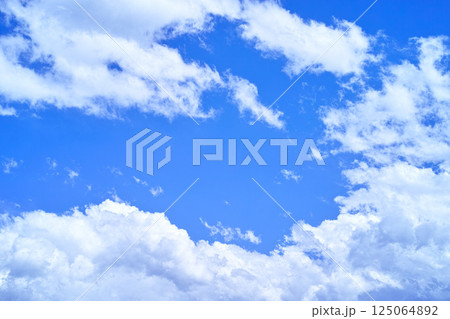 青空と雲イメージ 青空と雲イメージ 125064892