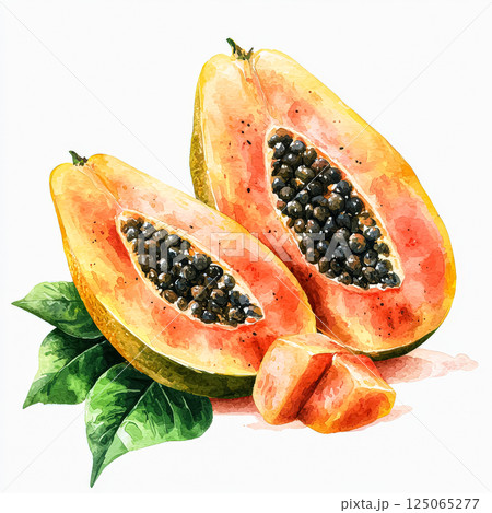 Close up of a ripe, juicy, and colorful fruit, a ripe and juicy orange Close up of a ripe, juicy, and colorful fruit, a ripe and juicy orange 125065277