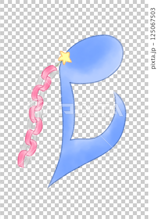 紙飾りの付いた音符 125067503