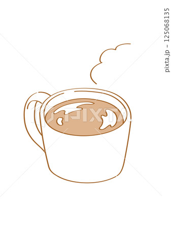 湯気のたつコーヒー 125068135