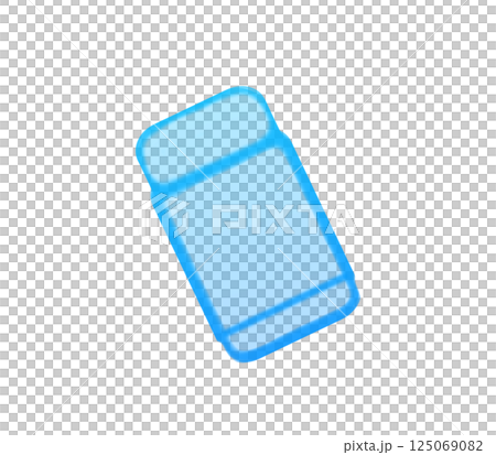 消しゴム_水彩(青) 消しゴム_水彩(青) 125069082