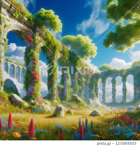 素敵なファンタジーの世界、ファンタジーの風景 素敵なファンタジーの世界、ファンタジーの風景 125069503