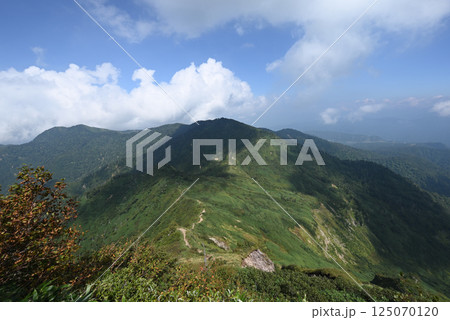 苗場山、登山、新潟県 苗場山、登山、新潟県 125070120
