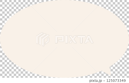 簡單的淺粉紅色對話泡泡 125073349