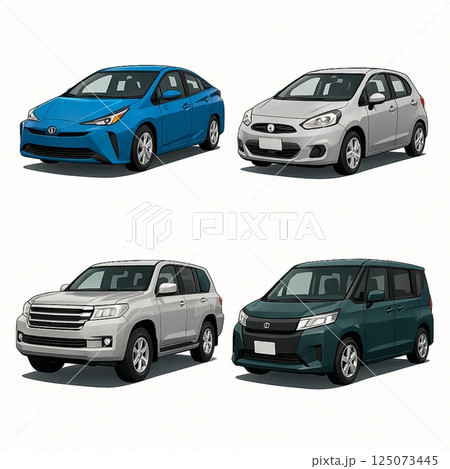 車アイコン 125073445