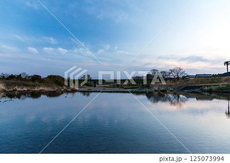 静岡県掛川市幡鎌　天竜浜名湖鉄道と沿線の風景 125073994