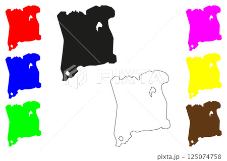 Adilabad city (Republic of India, State of Telangana) map vector illustration, scribble sketch Edlawada map Adilabad city (Republic of India, State of Telangana) map vector illustration, scribble sketch Edlawada map 125074758