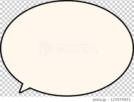 簡單的淺橙色語音氣泡 125074931