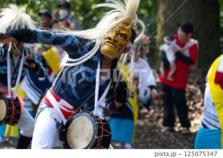 肥前佐賀の伝統芸能　面浮立 125075347