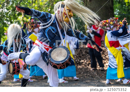 肥前佐賀の伝統芸能　面浮立 125075352