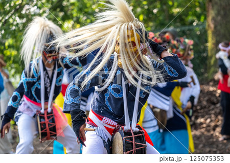 肥前佐賀の伝統芸能　面浮立 125075353