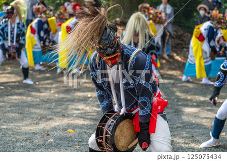 肥前佐賀の伝統芸能　面浮立 125075434