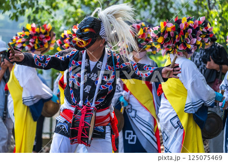 肥前佐賀の伝統芸能　面浮立 125075469