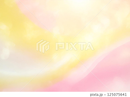 ピンクと黄色の光の背景素材 ピンクと黄色の光の背景素材 125075641