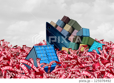 Tariff Trade Disaster 125076492
