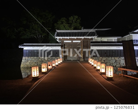 夜の松本城 125076831