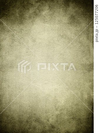 Old grunge canvas texture background showing vignette shading and dark border 125077206