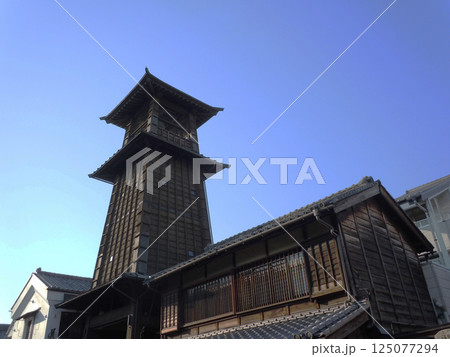 川越の時の鐘（横） 125077294