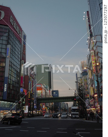 夕方の秋葉原電気街(平成) 夕方の秋葉原電気街(平成) 125077297