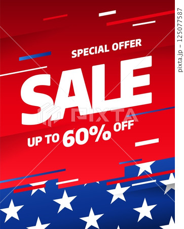 Sale banner template design. Special offer. 125077587