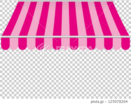 Pink awning tent 125078204