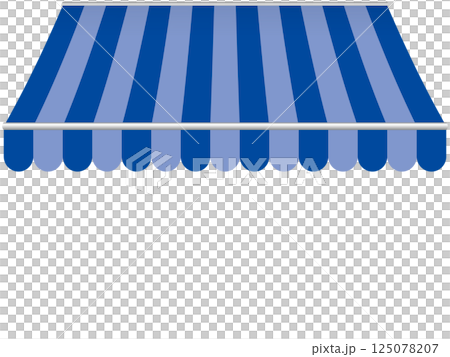 Navy blue awning tent 125078207