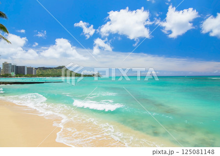 《ハワイの絶景》ワイキキビーチ 125081148