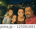 Happy family in Rome , Italy Happy family in Rome , Italy 125081883
